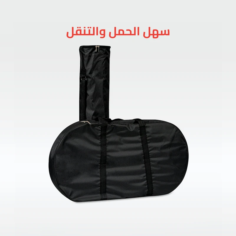 بروميشن استاند عرض فيبر رمادي مقاس 90×180 سم/قطعة - الصورة 3