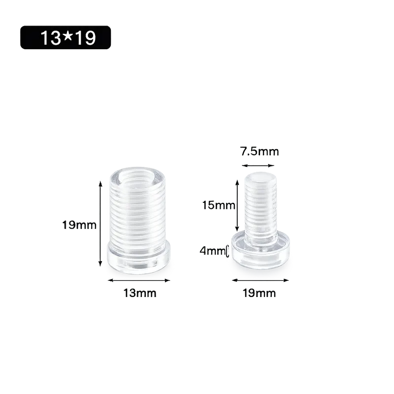 حامل ديكور اكريلك شفاف 13×19 mm - الصورة 2